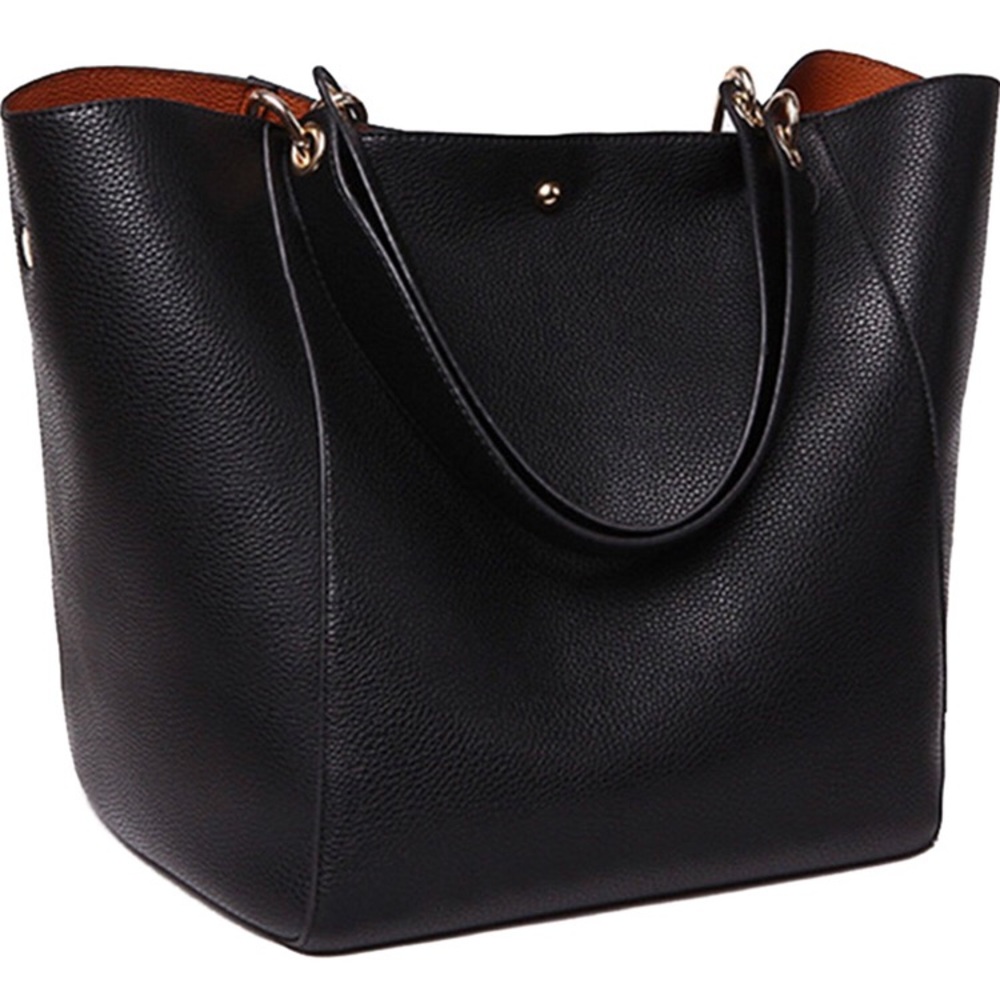 Black Leather Handbag